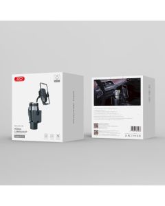 FOREVER Auto držač telefona i čaše, crna