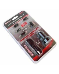 CARCO Dupli usb punjač za kola sa 7 adaptera 12-24v 1a+2.1a - 999_42472