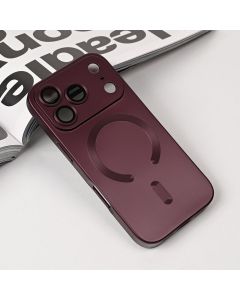 Maska za iPhone 17 Pro 6.3 bordo Magsafe Chrome - 224196