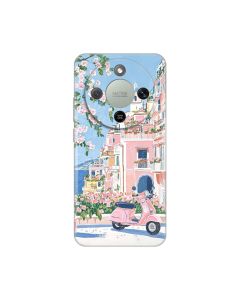 Maska za Honor Magic 8 Lite Pink Italy Silikonska Print