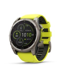 GARMIN Sat Fenix 8 51mm, Sapphire, SOLAR, žuta