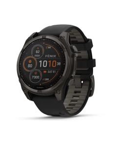 GARMIN Sat Fenix 8 47mm, Sapphire, SOLAR, crna