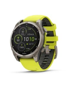 GARMIN Sat Fenix 8 47mm, Sapphire, SOLAR, žuta