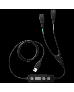 JABRA Link 265 USB with 2 QD Training cable with mute option