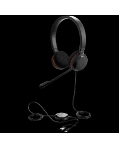 JABRA Evolve 20, Stereo UC, USB C/A adapter