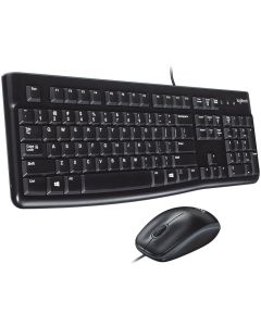 LOGITECH MK120 Corded Combo - BLACK - USB - HRV-SLV-SRB