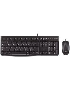 LOGITECH MK120 Corded Combo - BLACK - USB - US INT'L - EER