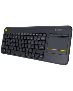 LOGITECH K400 Plus Wireless Touch Keyboard - BLACK - US INT'L