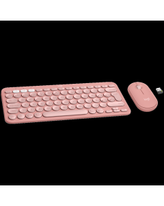 LOGITECH Pebble 2 Bluetooth Keyboard Combo - TONAL ROSE - US INT'L