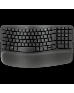 LOGITECH Wave Bluetooth ergonomic keyboard - GRAPHITE - US INT'L - B2B