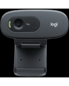 LOGITECH C270 HD Webcam - BLACK - USB