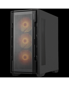 COUGAR UNIFACE RGB PC Case, Mid Tower, Black