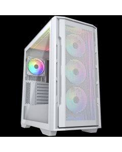 COUGAR UNIFACE RGB PC Case, Mid Tower, White