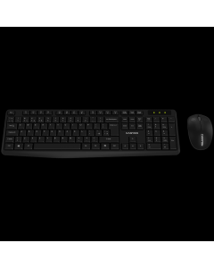 CANYON SET-W01 EN/AD Keyboard+Mouse Wireless Black