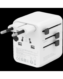 CANYON Travel Adapter OnTour 20 EU/UK/US/AUS 20W  White
