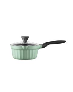 BUYDEEM Cast Aluminum Nonstick Sauce Pan 1,8L, model CP141, color Cozy Greenish