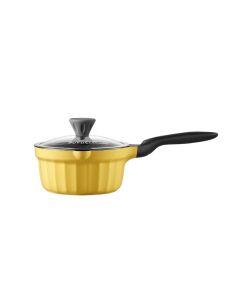 BUYDEEM Cast Aluminum Nonstick Sauce Pan 1,8L, model CP141, color Mellow Yellow