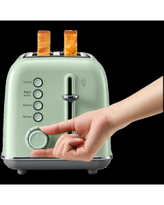 BUYDEEM 2 Slice Toaster, model DT620E, color Cozy Greenish, EU