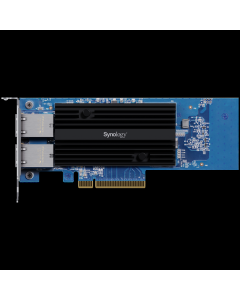 Dual-port 10GbE 10GBASE-T add-in card for Synology systems