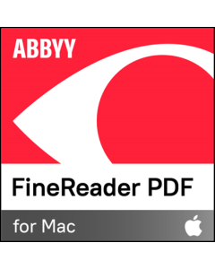ABBYY FineReader PDF for Mac, Single User License (ESD), Commercial, Subscription 1y