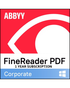 ABBYY FineReader PDF Corporate, Single User License (ESD), Subscription, 1y