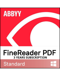 ABBYY FineReader PDF Standard, Single User License (ESD), Subscription, 3y