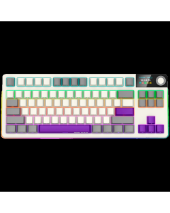 LORGAR KBP70TKLW, Wireless TKL Mechanical Gaming Keyboard Pro, Beige, EN layout