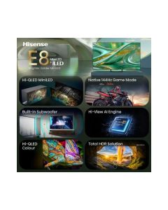 Televizor Hisense 55E8S, Smart, ULED, 4K UHD, 55