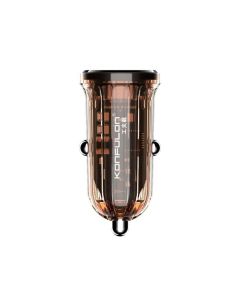 Auto punjac KONFULON C85Q, 3.6A, QC3.0 22.5W, PD 30W transparentan