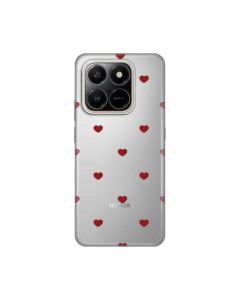 Maska za Honor X7d 4G/400 Smart 5G Red Hearts Silikonska Print