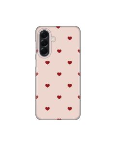 Maska za Samsung A566B Galaxy A56 5G Beige Hearts Silikonska Print