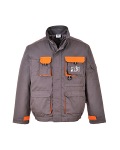 MONSUN Zimska radna bluza Contrast, siva/narandžasta - 54870L