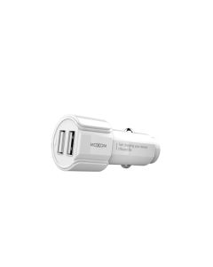 MOXOM Auto punjač KC-15 2xUSB 5V/2.4A Type C, bela - A503