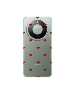 Maska za Honor Magic 8 Lite Red Hearts Silikonska Print