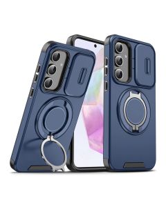 Maska za Samsung A376B Galaxy A37 5G plava CamShield Ring stand