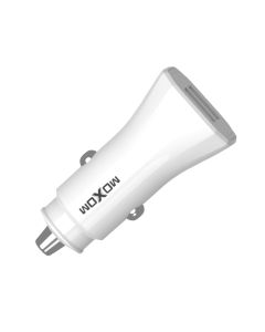 MOXOM Auto punjač MX-VC31 3A Lightning, bela - A706-1