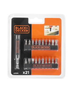 BLACK & DECKER Set nastavaka 21 deo A7074 - A7074