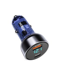 MOXOM Auto punjač MX-VC29 USB-A+PD 60W, crna - A710