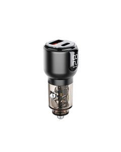 MOXOM Auto punjač LX-VC809 PD+QC 75W, crna