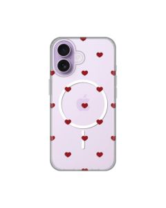 Maska za iPhone 17 6.3 Red Hearts Print Magsafe