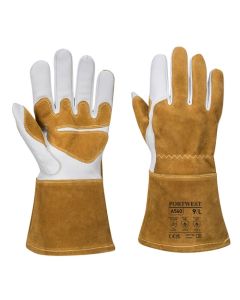 PORTWEST Rukavice A540 - Ultra varilačke rukavice, braon - 65745XL