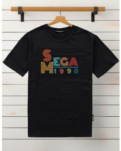TAMANITZA Muška crna majica SEGA-MEGA - Tamanitza87L
