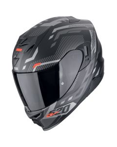 SCORPION Exo-520 evo air ranka matt black-silver-red - 15SCO172494262XXL