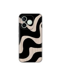 Maska za Honor 600 Lite Black Flow Silikonska Print Skin