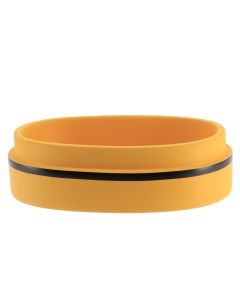 TENDANCE Posuda za sapun 3.6x12.7x9cm, žuta/crna - AA64140123