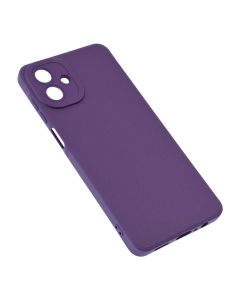 Maska za Samsung Galaxy A08 mat tamno ljubicasta Teracell Giulietta
