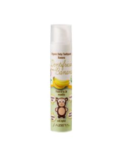 AZETABIO Organska pasta za zube 50 ml, 0-36 meseci (banana) - AB042