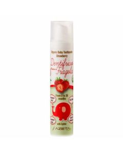 AZETABIO Organska pasta za zube 50 ml, 0-36 meseci (jagoda) - AB044