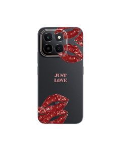 Maska za Honor X6c Just Love Pink Silikonska Print Skin