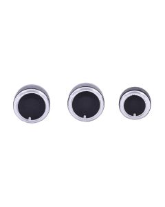 888 CAR ACCESSORIES Točkici manualne klime Volkswagen Golf 5-Tiguan-Touran-Passat B6-B7-Octav A5 - ACWAC004